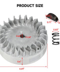 Beefed-Up Aluminum Flywheel 10K RPM For Predator 212CC 196CC 224CC Non Hemi Ghost Engines and components dimensions