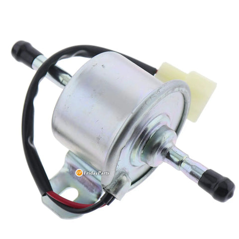 Right As Rain Aftermarket 12V Electric Fuel Pump With White Plug Am876266 Am876207 Compatible With John Deere Tractors close-up angle.