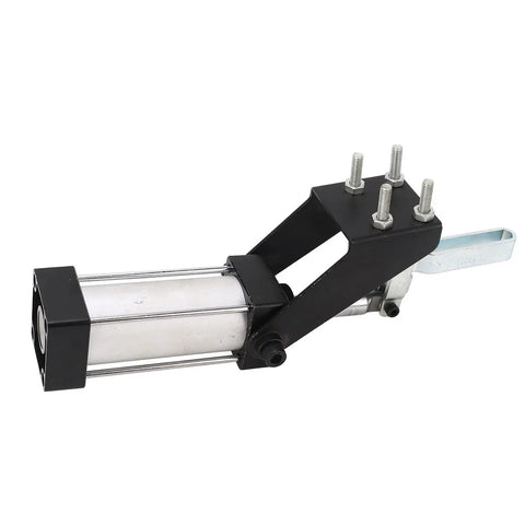 Heavy Duty Pneumatic Air Toggle Clamp Featuring Snappy Quick Release And Rock Solid 340kg Clamping Force Built Pro Level For Equipment Installations In Black Finish