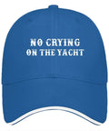 Cool Yacht Style Golf Hat For Girls And Daughters Blue Cap With Adjustable Strap Lightweight Packable Sun Hat No Crying On The Yacht Vibe