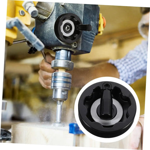 Eight Pieces Detachable Hand Wheels For Mills And Lathes Dead Nuts Precise Revolving Knobs With Slick Insulated Grip Built Tough For Heavy Duty Machine Tool Adjustments Ready To Roll Anytime