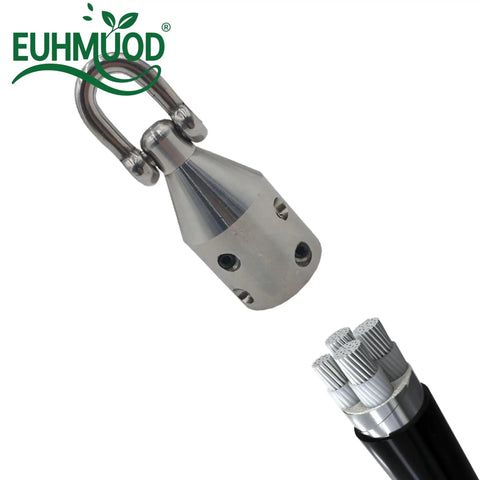 Heavy Duty 2 And A Half Inch Cable Wire Pulling Tool Made From Stainless Steel For Tough Jobs With Rust Proof Lifting Rings To Get Any Job Done Fast And Effortlessly Today.