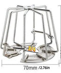 Straight Up Protection For Your 3/4 Fire Sprinkler Head This Bully Proof Cage Guard showing dimensions and durable steel construction.
