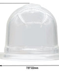 Clear primer bulb for 3 Hole Fuel Line Gas Tank Grommet 21mm ID Replacement For Trimmer And Power Blower Series Fits SRM 230 260 265