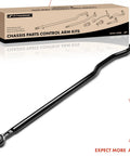 Rear Panhard Bar For Jeep Wrangler JL 2018 2024 Track Rod To Tighten Loose Steering With Solid Steel Construction Pre Greased And Rust Proof For Rugged Trails And Everyday Driving, black steel rear axle bar