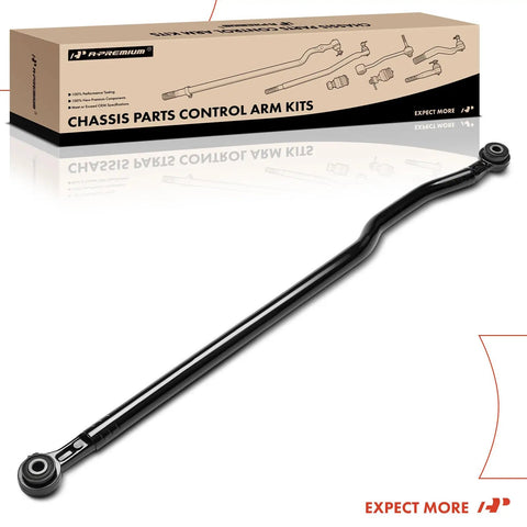 Rear Panhard Bar For Jeep Wrangler JL 2018 2024 Track Rod To Tighten Loose Steering With Solid Steel Construction Pre Greased And Rust Proof For Rugged Trails And Everyday Driving, black steel rear axle bar