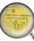 High Torque Industrial Servo Motor A06B 0314 B563 0008 Replacement For CNC And Automation Drives 1 Piece Unit label close-up