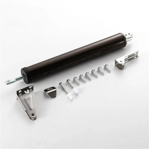 Door Closer With No Slam Silent Soft Close And 100 Degree Positioning Stop Buffer Adjustable Pneumatic Spring Durable