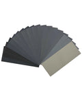 18 Piece Wet Dry Sandpaper Kit 120 To 3000 Grit For Metal Wood Automotive And Furniture Includes Two Sheets Each Of 220 320 400 600 800 1000 And One Sheet Of 120 1200 1500 2000 2500 3000 Durable And Flexible For Hand Or Power Sanding