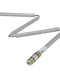 Flexible Magnesium Anode Rod for Water Heaters, 42 Inch Length, Three Quarter Inch by Three Inch NPT Stainless Steel Nipple, Chrome Finish, 60286