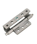 Heavy Duty Stainless Steel Self Closing Reversible Door Hinge Engineered For Flawless Cabinet Glides With Robust Sliding Bearing Design Built Like A Tank For Daily Use, showing detailed hinge construction.