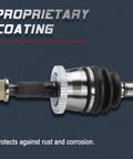 Front CV Axle And Wheel Bearing Hub Kit For 1999 2000 2001 2002 2003 2004 Jeep Grand Cherokee Non ABS 5 Lug 4WD close-up view
