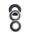 Heavy Duty Washer Tub Bearing And Seal Kit With Dual Reinforced Metal Bearings Kills Squeaky Drums Instantly, showing three durable metal bearings.
