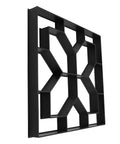 Side view of Concrete Stepping Stone Mold Reusable 40x40cm for DIY paving with durable ABS construction and custom patterns.