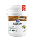 Pro Level Gloss Water Based Acrylic Sealer Protecting Wood Concrete Brick And Masonry With A Slick High Shine Seal For Zero Sweat Application Inside Each 5 Gallon Value Pack Two in a five-gallon container.