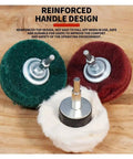 10 Piece Nonwoven Abrasive Buffing Wheel Set With One Quarter Inch Shank For Polishing And Surface Prep