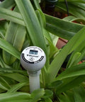 Plug And Play Moisture Meter For Plants With Cap, Easy To Read Soil Water Gauge installed in plant for smart irrigation.