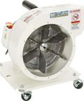 1 HP Light Duty Dust Collector From Polar Bear Series, Portable 4 Inch Intake, white exterior, durable steel build