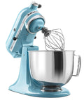 5 Quart Stainless Steel Mixing Bowl For Tilt Head Stand Mixers Fits Artisan And Classic Series Polished Silver with mixer