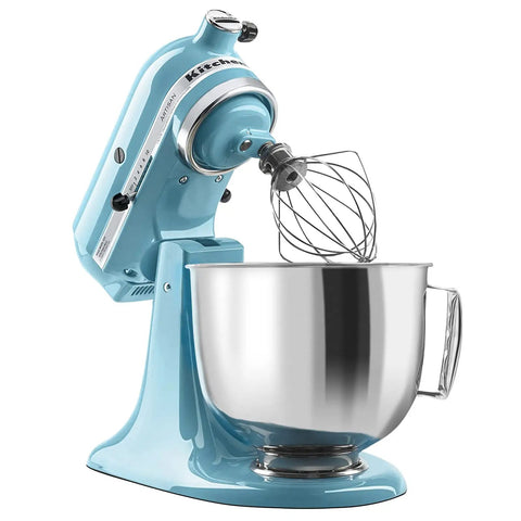 5 Quart Stainless Steel Mixing Bowl For Tilt Head Stand Mixers Fits Artisan And Classic Series Polished Silver with mixer