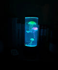 Jellyfish Lava Lamp 16 Color Changing USB LED Night Light Mood Lamp For Home Office Decor With Remote Control Ultra Quiet Ocean Vibe Desk Accent