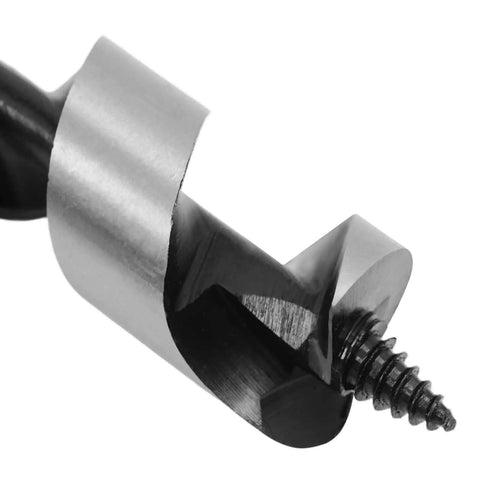 Close-up of a tungsten bit from the Kickass 25.4cc Gasoline Punch Drill And Concrete Breaker Kit, featuring sharp edges for effective chiseling.