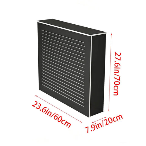 No Drill Radiator Cover Cabinet For Home Wall Mounted Conceals Old Radiators And Clutter With Flat Top Shelf For Decor And Essentials