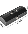 Must Have 15.5 Inch Plastic Storage Toolbox With Removable Tray And Adjustable Dividers For Effortless Organization In Home Garage Or Workshop