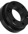 Black Sturdy Racing Wheel Adapter For Cars, Steering Wheel Riser Plate With Heavy Duty Metal Build, Easy Install Plug And Play