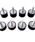 Heavy Duty Rubber Vibration Isolator Mounts For Water Pumps And Welding Gear Dead Quiet Shock Proof Pads Threaded M8x23 4 pack