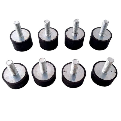 Heavy Duty Rubber Vibration Isolator Mounts For Water Pumps And Welding Gear Dead Quiet Shock Proof Pads Threaded M8x23 4 pack