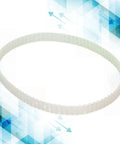 Mini Lathe Timing Belt 90 Teeth Replacement For 7x12 7x14 7x10 0618 3B CJ18A, transparent durable polyurethane belt with elasticity