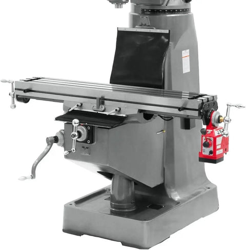 JTM-4VS Mill With 3-Axis DP700 DRO Quill And X-Axis Powerfeed For Precision Metalworking Built Tough With Adjustable Gibs