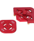 Heavy Duty Aluminum Router Template Kit Featuring Round Corner Radius Guide And Precision Woodworking Jig for clean edges on crafts