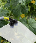 Electric Sprayer Nozzle With Windproof Shield For High Pressure Atomizing Mist on green plants.