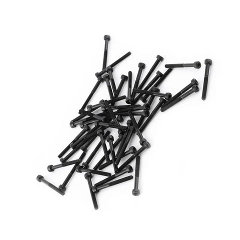M3 Hex Socket Head Cap Screws 30mm Grade 12.9 Alloy Steel Partial Thread Allen Bolts 50 Pack scattered view
