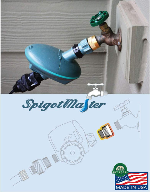 Vacuum Breaker Hose Adapter Turns An Anti Siphon Spigot Into A Straight Through Connection, Easy Garden Hose Conversion