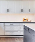 Matte Black Cabinet Pulls 5 Inch Center To Center 128MM 10 Pack Durable Kitchen Cupboard Handles for cabinets and drawers installed
