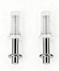 Spring Loaded Bifold Door Top Pivot Set, 2 Pcs Closet Door Hardware Repair Part for 1 1/8 to 1 3/8 Inch Doors
