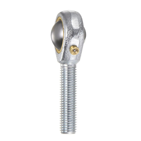 5/16 Inch Male Rod End Bearing Set With Jam Nut 2 Pack Left And Right Hand Thread 5/16-24 For Smooth Motion In Mechanical Linkages And Steering Arms Constructed From 45 Steel For Rugged Durable Performance, threaded rod end close-up