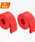 Two red rolls of Puncture Proof TPU Rim Strip For 20 Inch Bicycle Tires Red Tire Liner And Inner Tube Protector