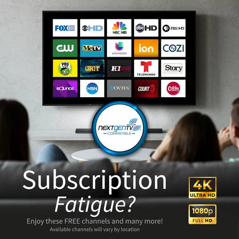 Multi Directional Indoor Outdoor TV Antenna With 60 Plus Mile Range UHF VHF Reflector For Focused HD Signals display