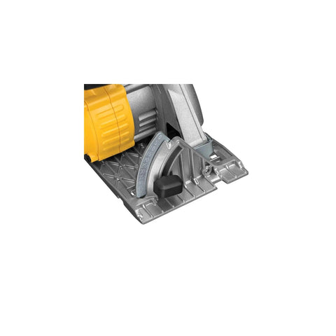 Close-up of Cordless Sidewinder 20V Max Circular Saw With 6-1/2 Inch Blade, 5150 RPM Power, showing 0-50 degree bevel adjustment.
