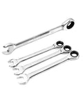 Ratchet Spanner Set 8 To 19mm 72 Teeth Metric Wrench Kit For Tight Spaces Easy Grip Hand Tools Rust Resistant High Hardness