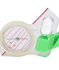Thumb Orienteering Compass with Luminous Glow for Easy One Hand Navigation, featuring shockproof design and carry loop.