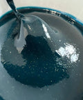 Close-up of Ultima 2100 NLGI Grade 2 Lithium Calcium Complex Multi Purpose High Temp Grease with smooth texture in blue color.