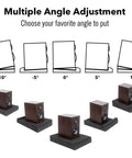 Two Pack Studio Monitor Isolation Pads For 3 To 4.5 Inch Speakers High Density Acoustic Foam Multiple Angle Adjustment