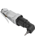 Pro Industrial Grade Badass Air Powered Impact Wrench Featuring Ultra Rugged Dual Hammer Operation angled with trigger for automotive use.