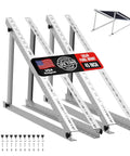 Adjustable Tilt Solar Panel Mount Brackets For Roof RV Boat And Off Grid 2 Sets With Foldable Legs, torsion resistant aluminum brackets