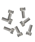 Top Shelf Twenty Count M6 1.0 X 20MM Socket Head Cap Screws Hex Allen Bolts 304 Stainless Steel Fasteners on white background.